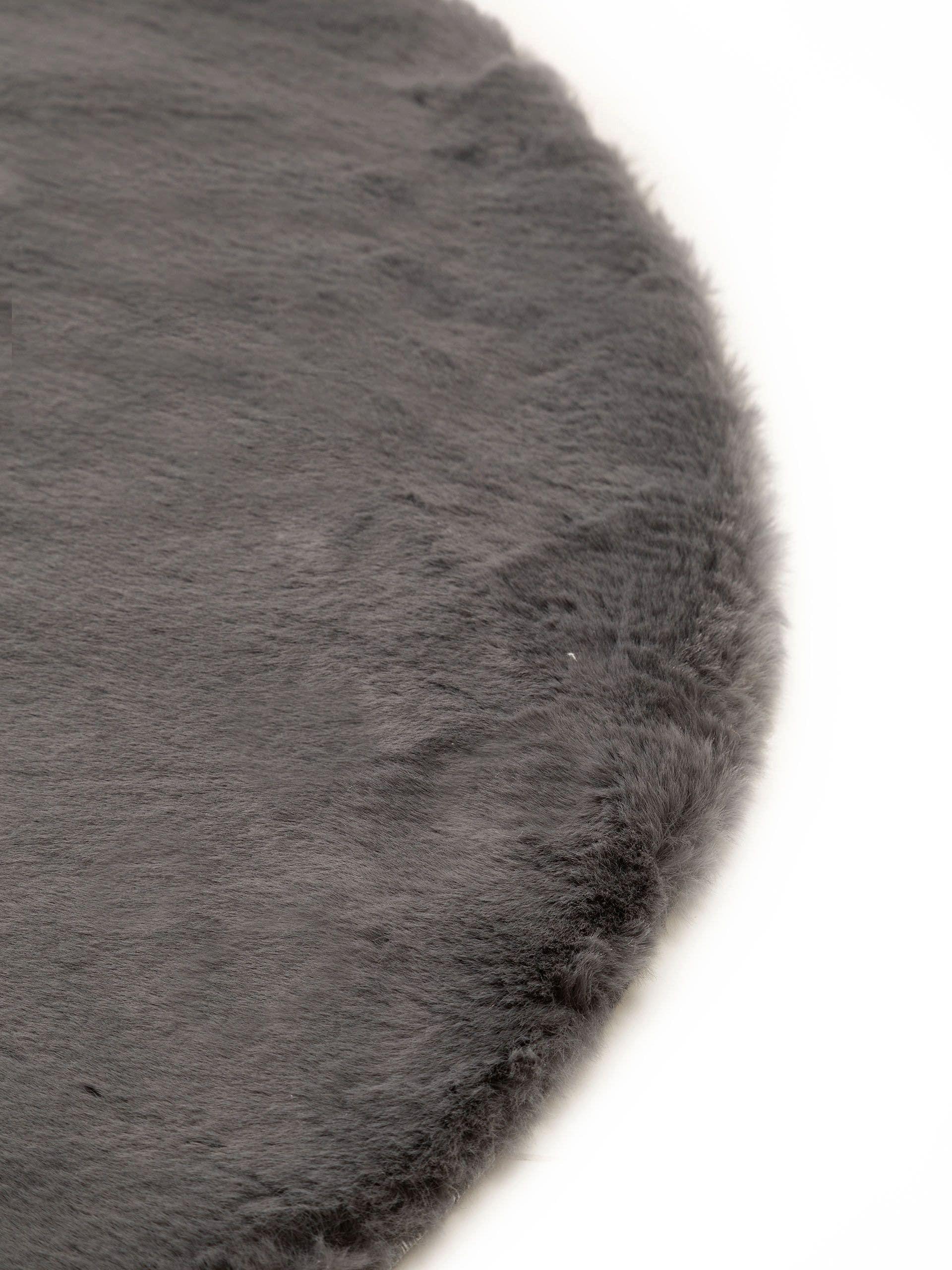 Benuta Fellteppich Dave Anthrazit