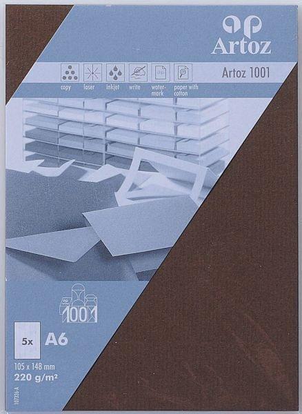 Artoz ARTOZ Karten 1001 A6, 5 Blatt
