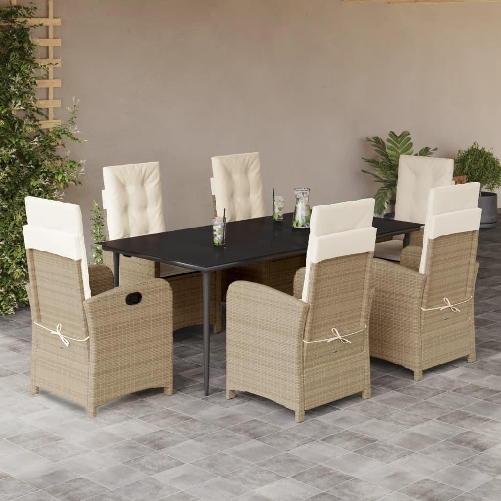 VidaXL Garten essgruppe poly-rattan