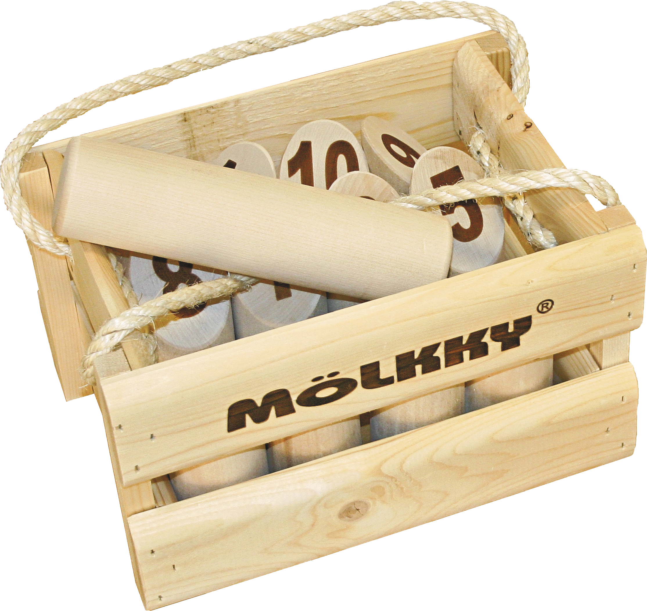 TACTIC Mölkky Original Wooden-Case