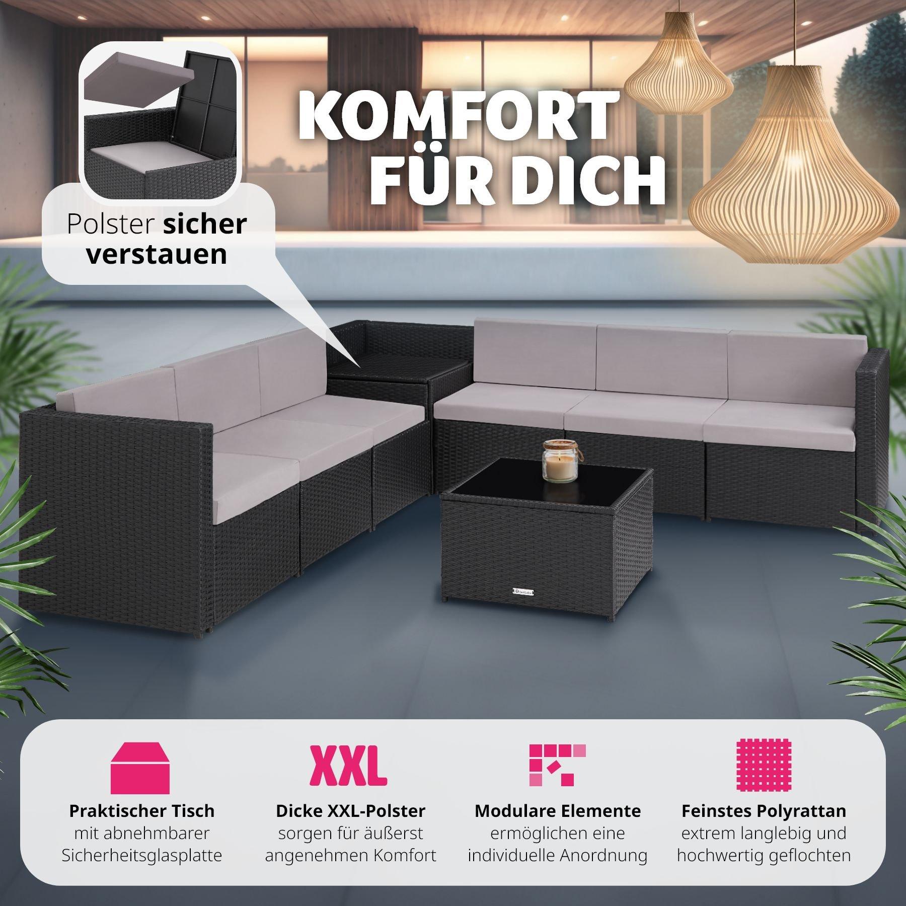 Tectake Rattan Lounge Verona