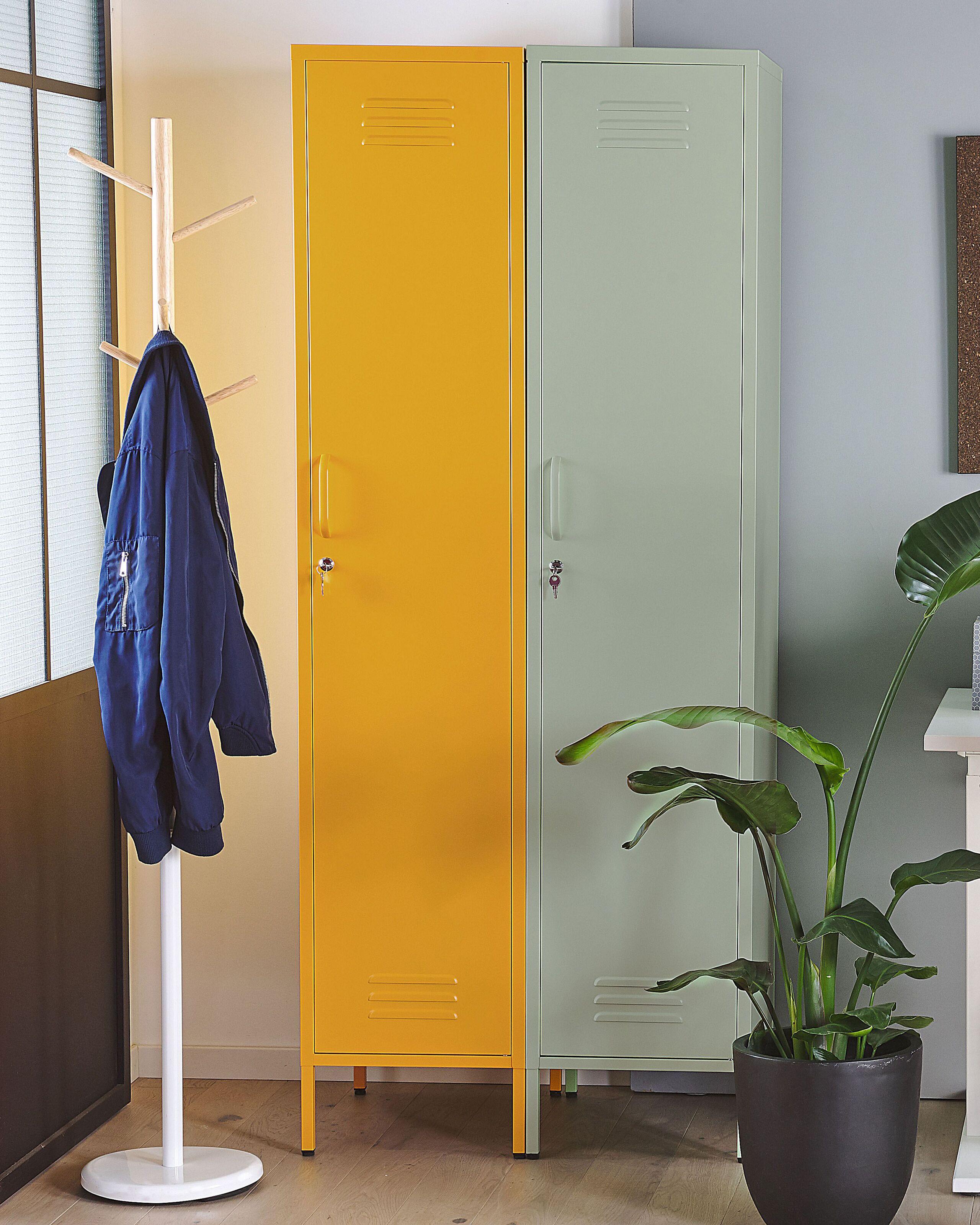 Beliani Büroschrank aus Stahl Modern FROME