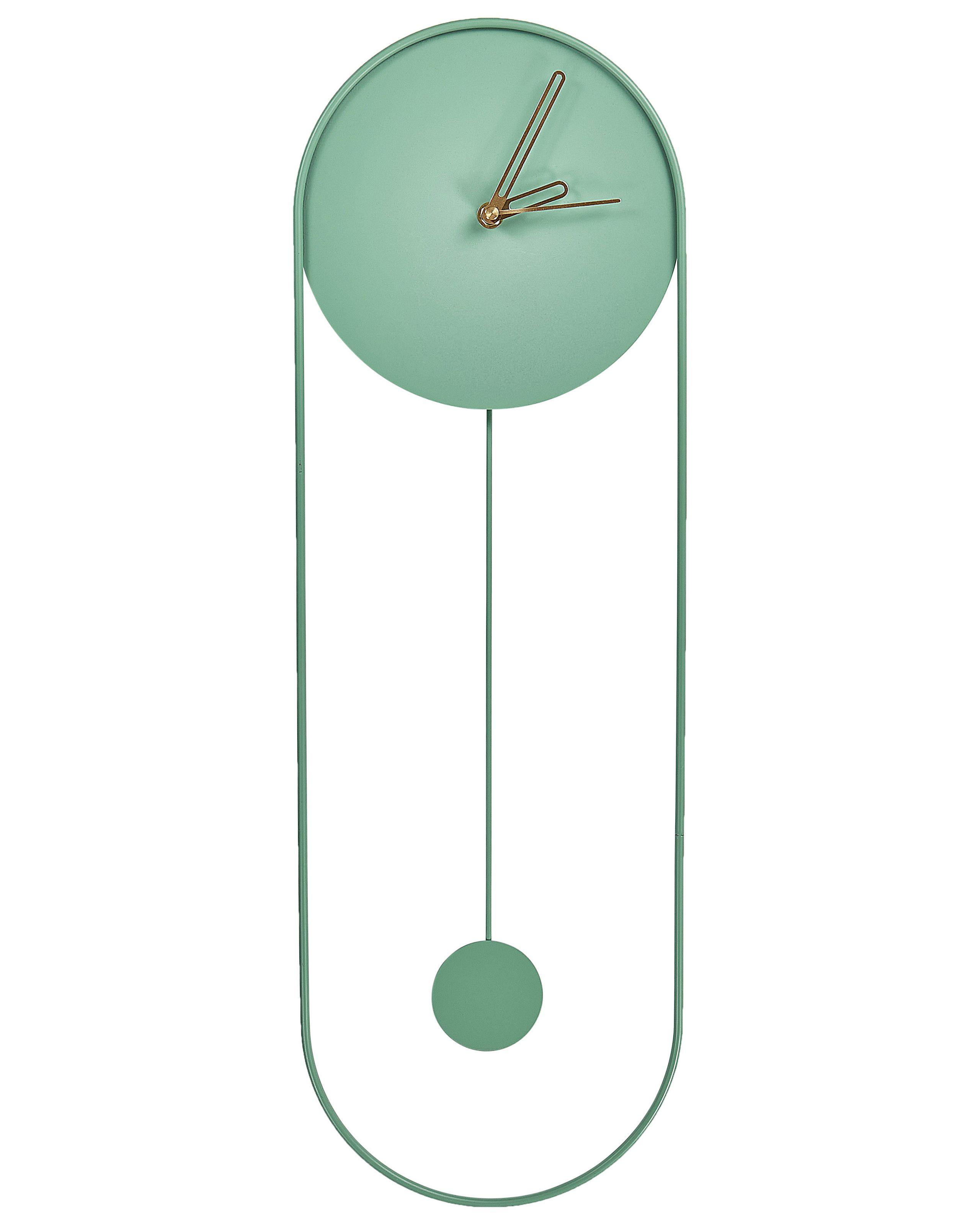 Beliani Wanduhr aus Stahl Modern SALVAN