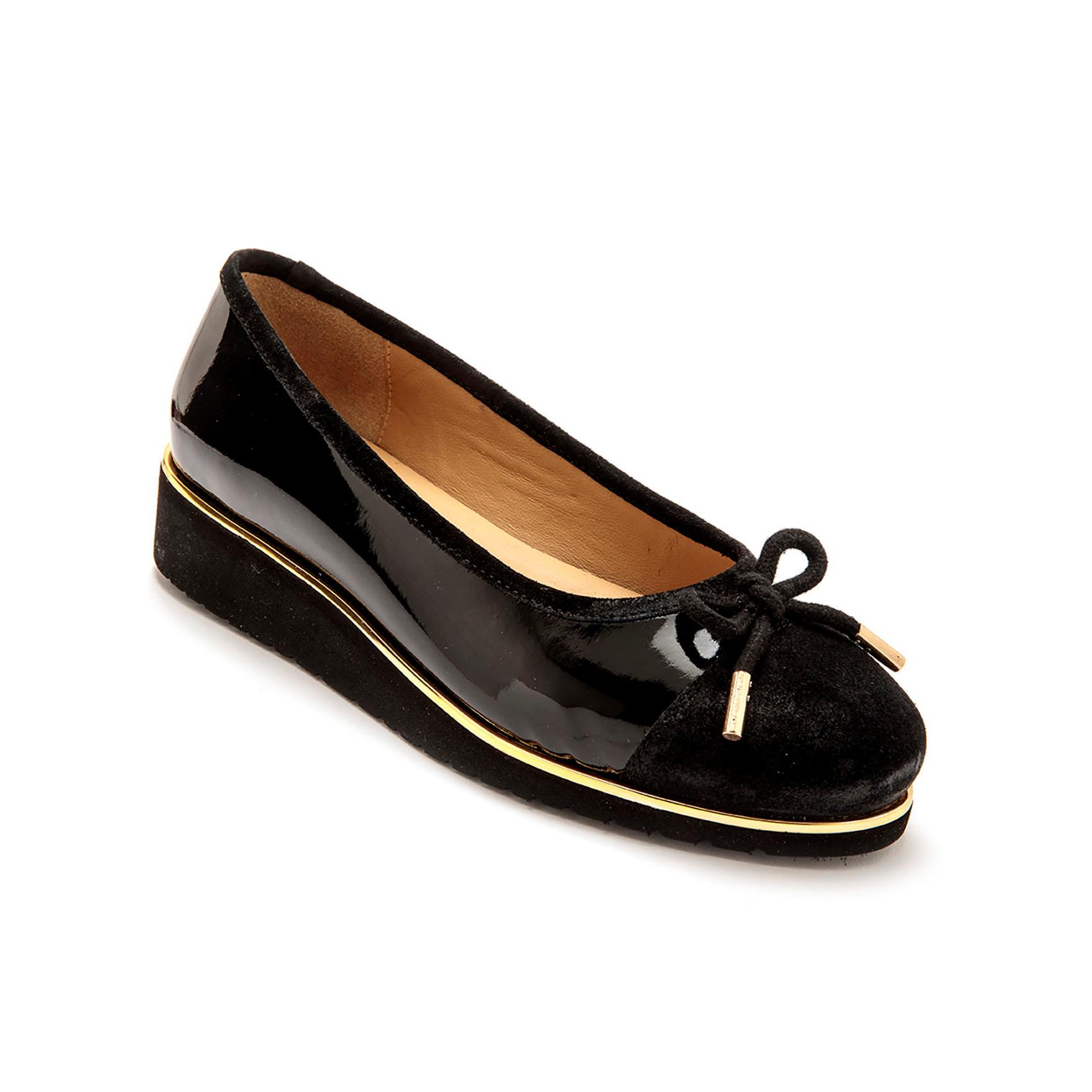 Pédiconfort leder ballerinas für en