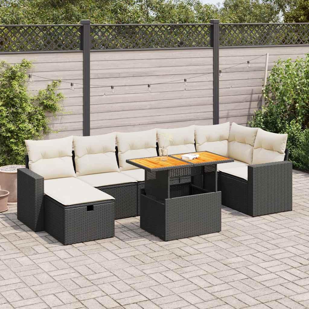 VidaXL Garten sofagarnitur poly-rattan