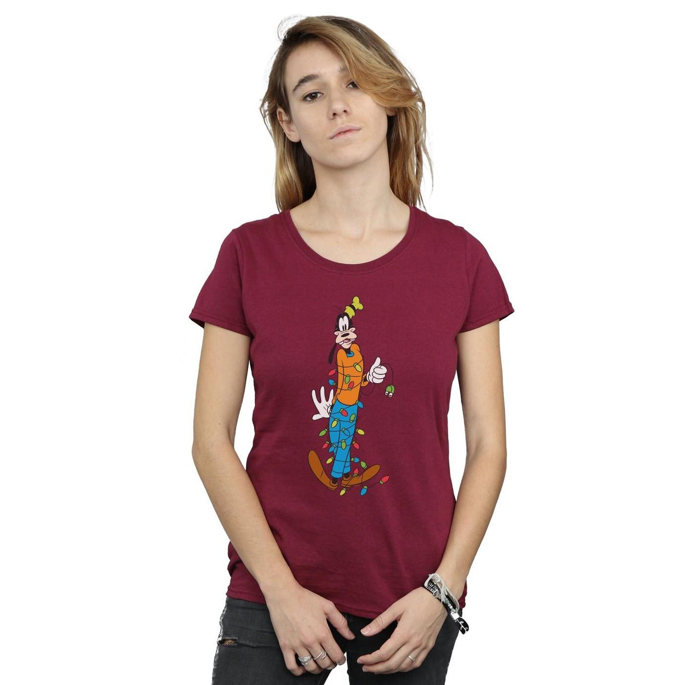 Disney Goofy Christmas Lights T-Shirt