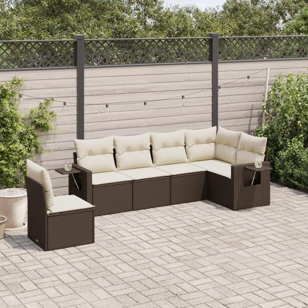 VidaXL Garten sofagarnitur poly-rattan