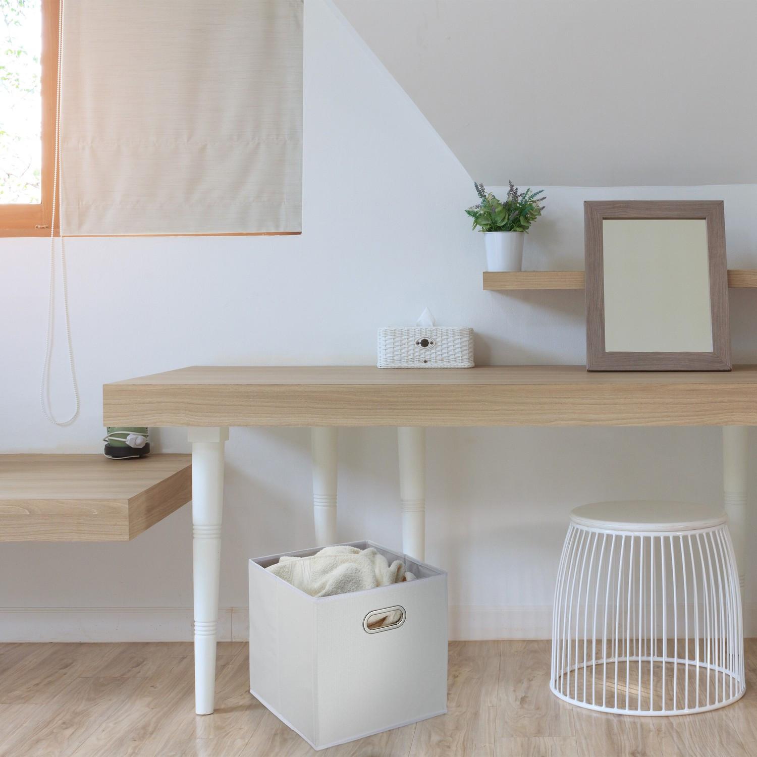 B2X Weiße Aufbewahrungsbox im 2er-Set