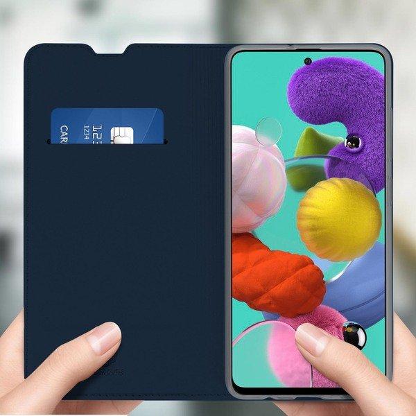 DuxDucis Schickes Cover Galaxy A51 Dunkelblau