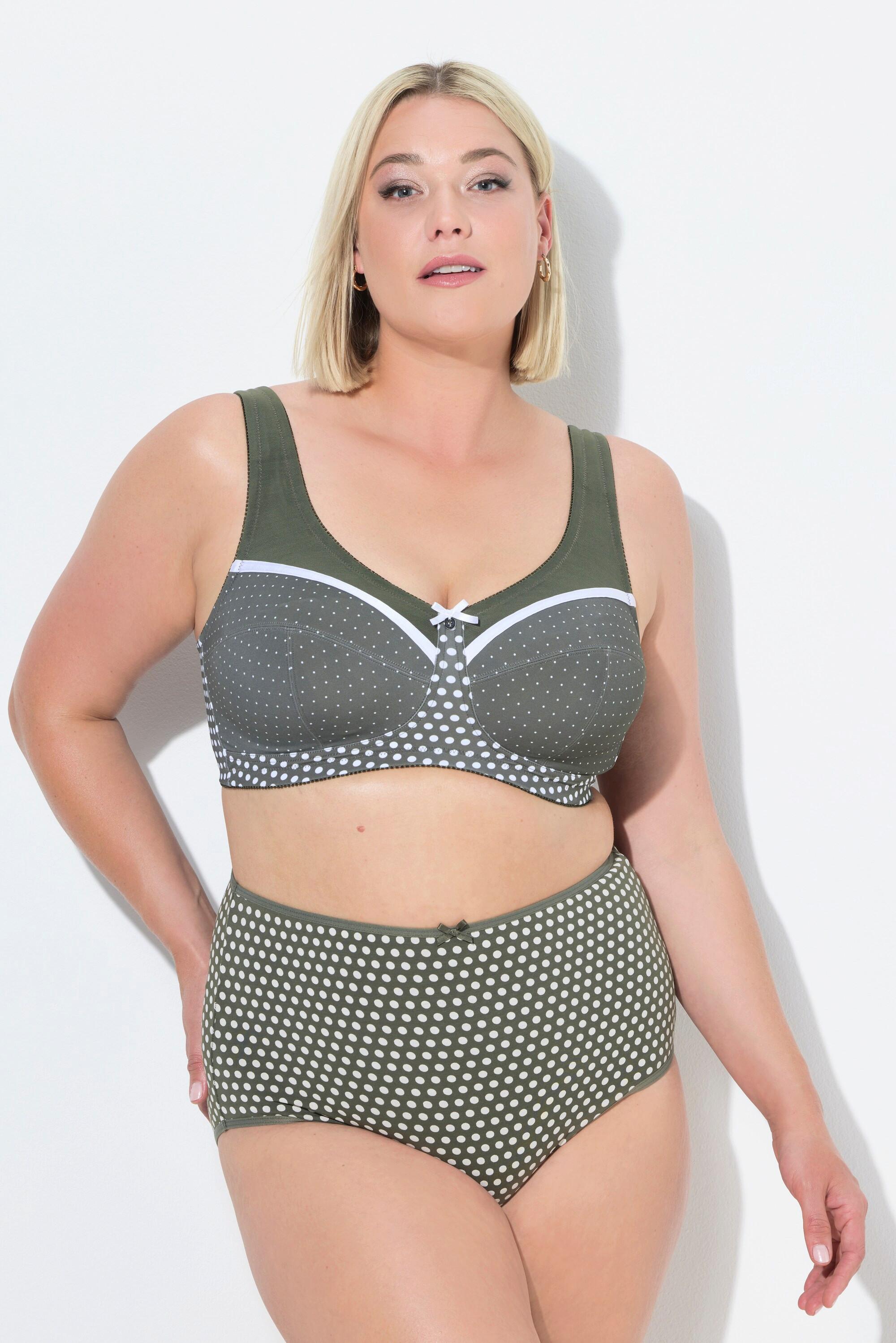 Ulla Popken Entlastungs-BH, Punkte, ohne Bügel