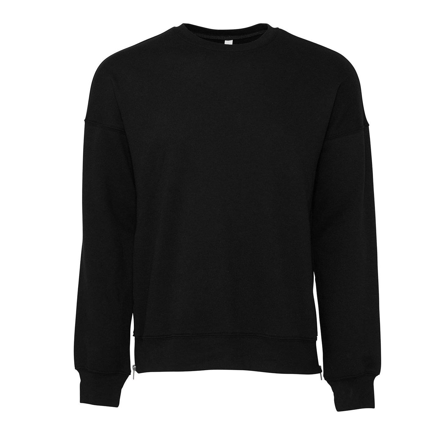 Bella + Canvas Classic Sweatshirt, Überschnittene Schulter