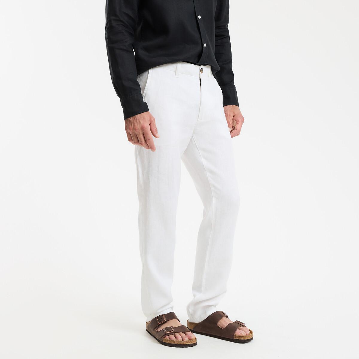 La Redoute Collections Leinen Straight Leg Hose