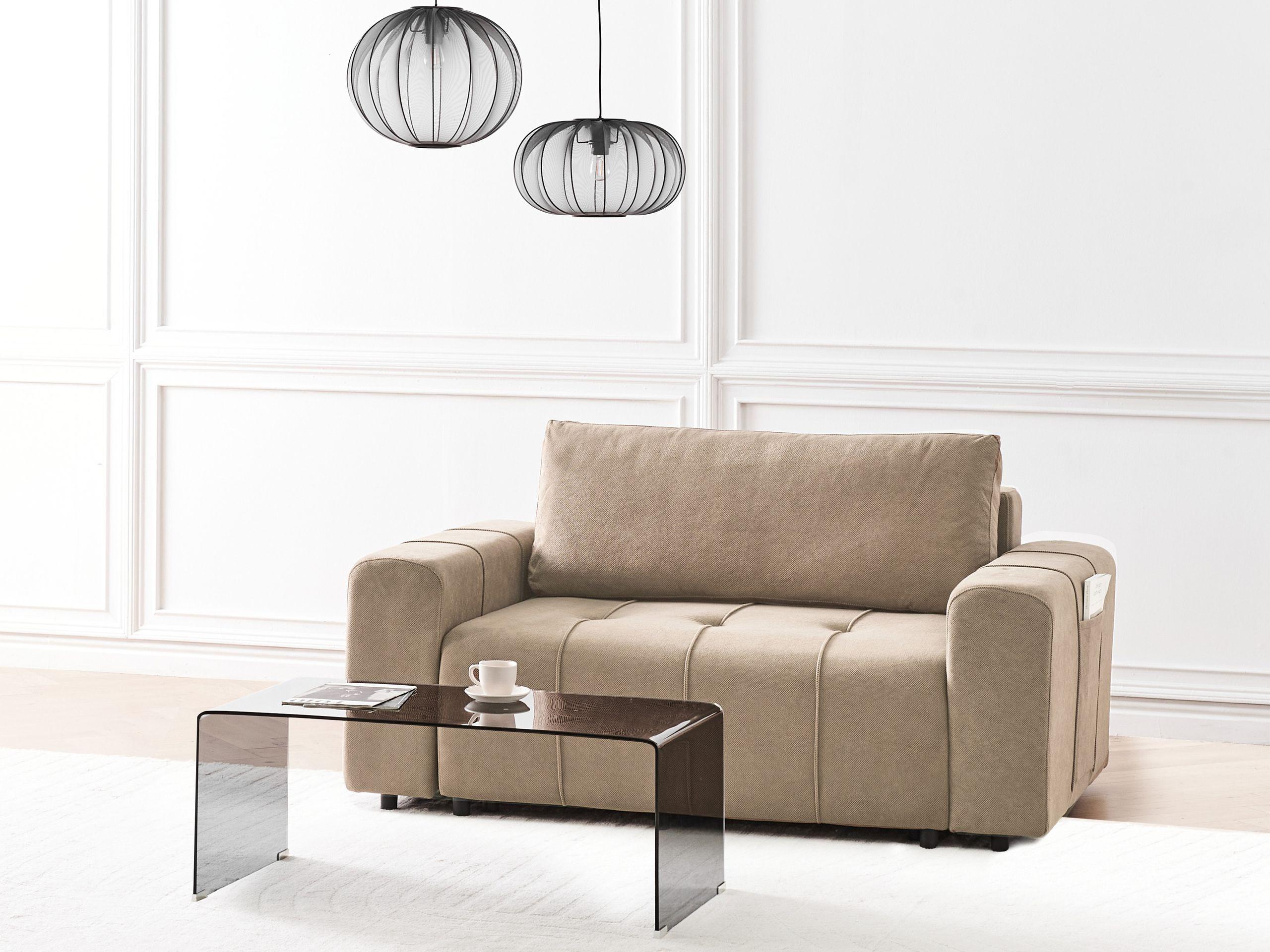 Beliani 2 Sitzer Sofa aus Polyester Modern INNVIK