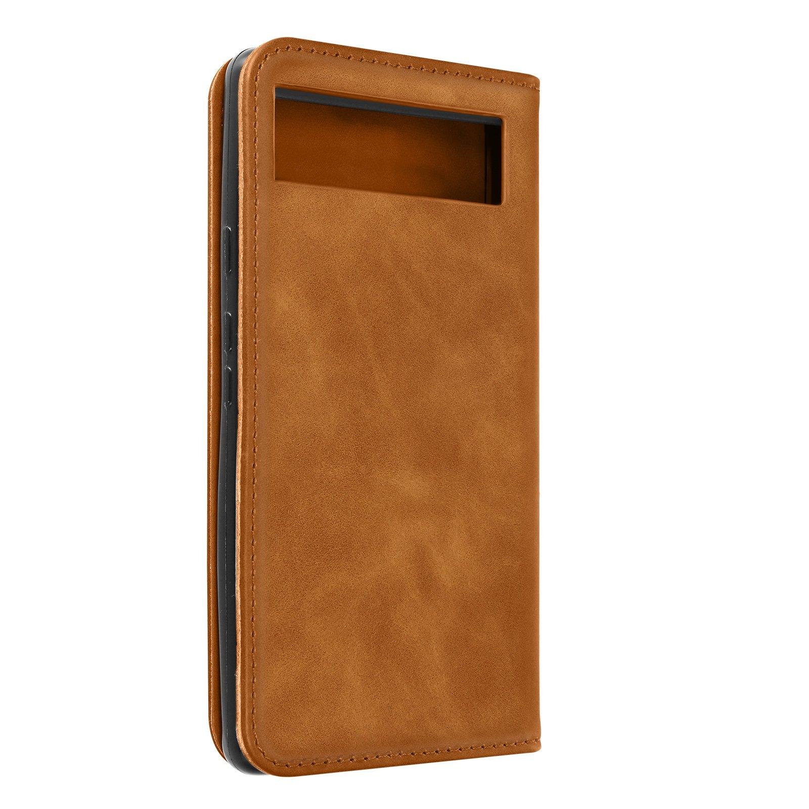 Avizar Soft Hülle Google Pixel 6a Gelbbraun