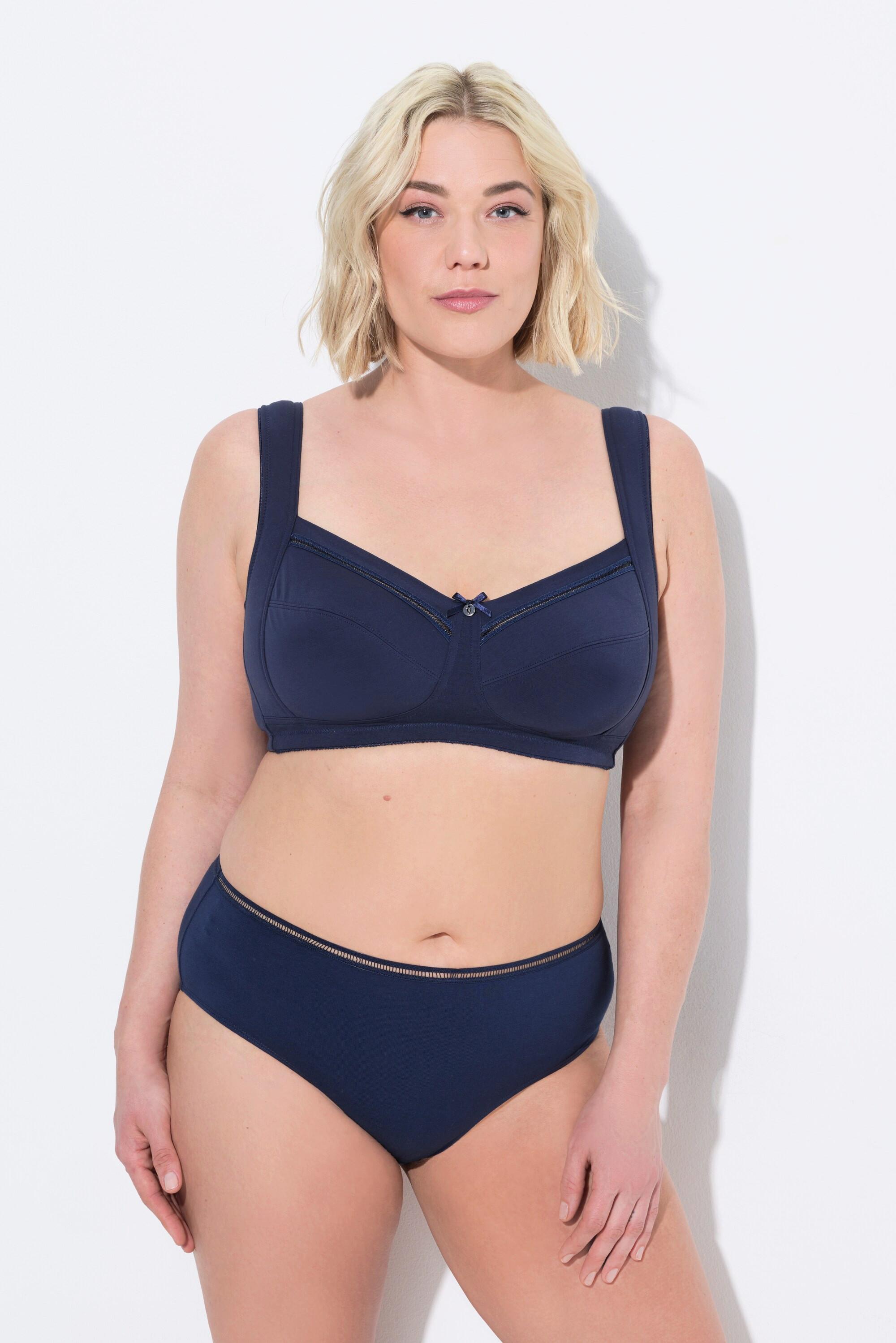 Ulla Popken Entlastungs-BH, bügellos, Spitze