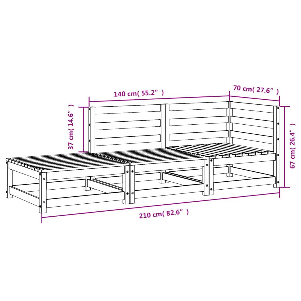 VidaXL Gartensofa