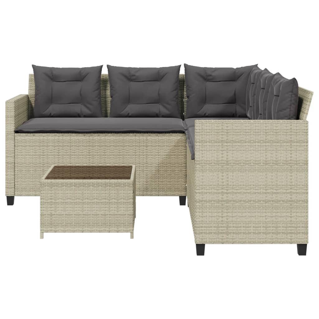 VidaXL Gartensofa poly-rattan