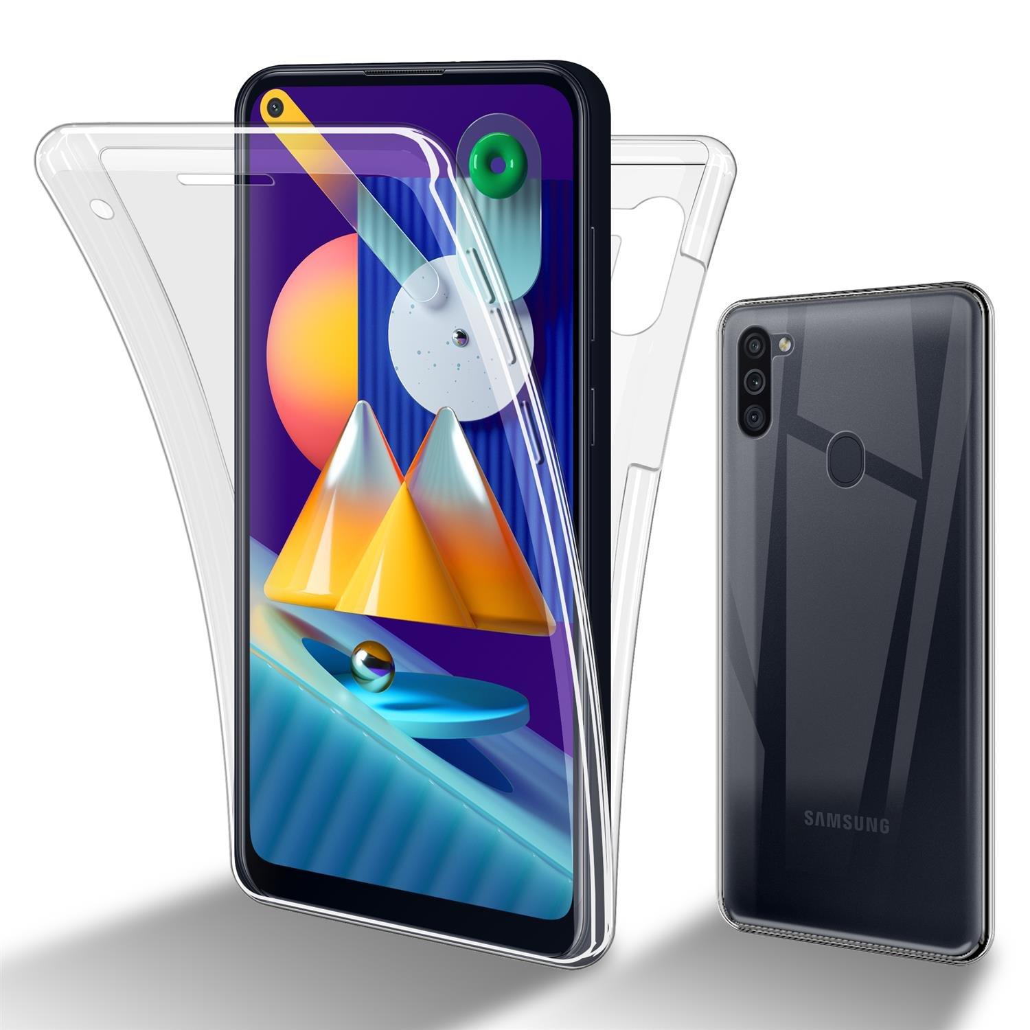 Cadorabo Hülle für Samsung Galaxy A11 M11 360° Full Body Front- und Rückenschutz