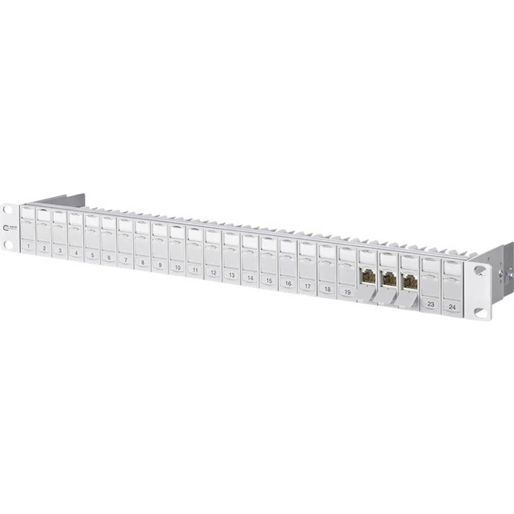 METZ CONNECT E-DAT modul 24x8(8) 1HE Patchfeld Cat.6A