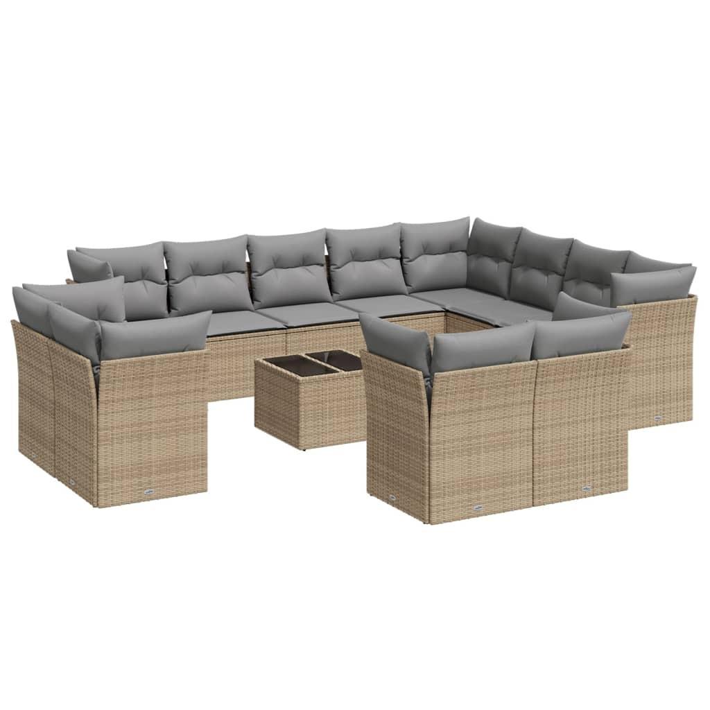 VidaXL Garten sofagarnitur poly-rattan
