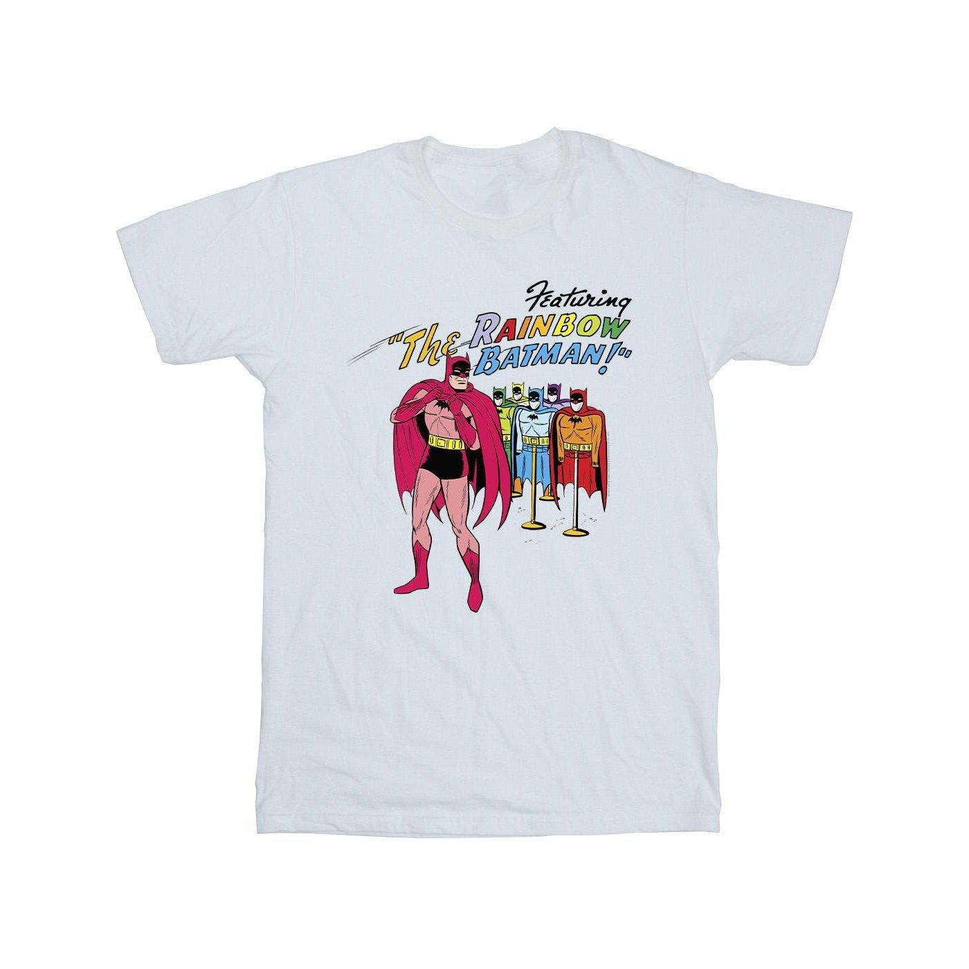 DC COMICS Rainbow Batman Print T-Shirt