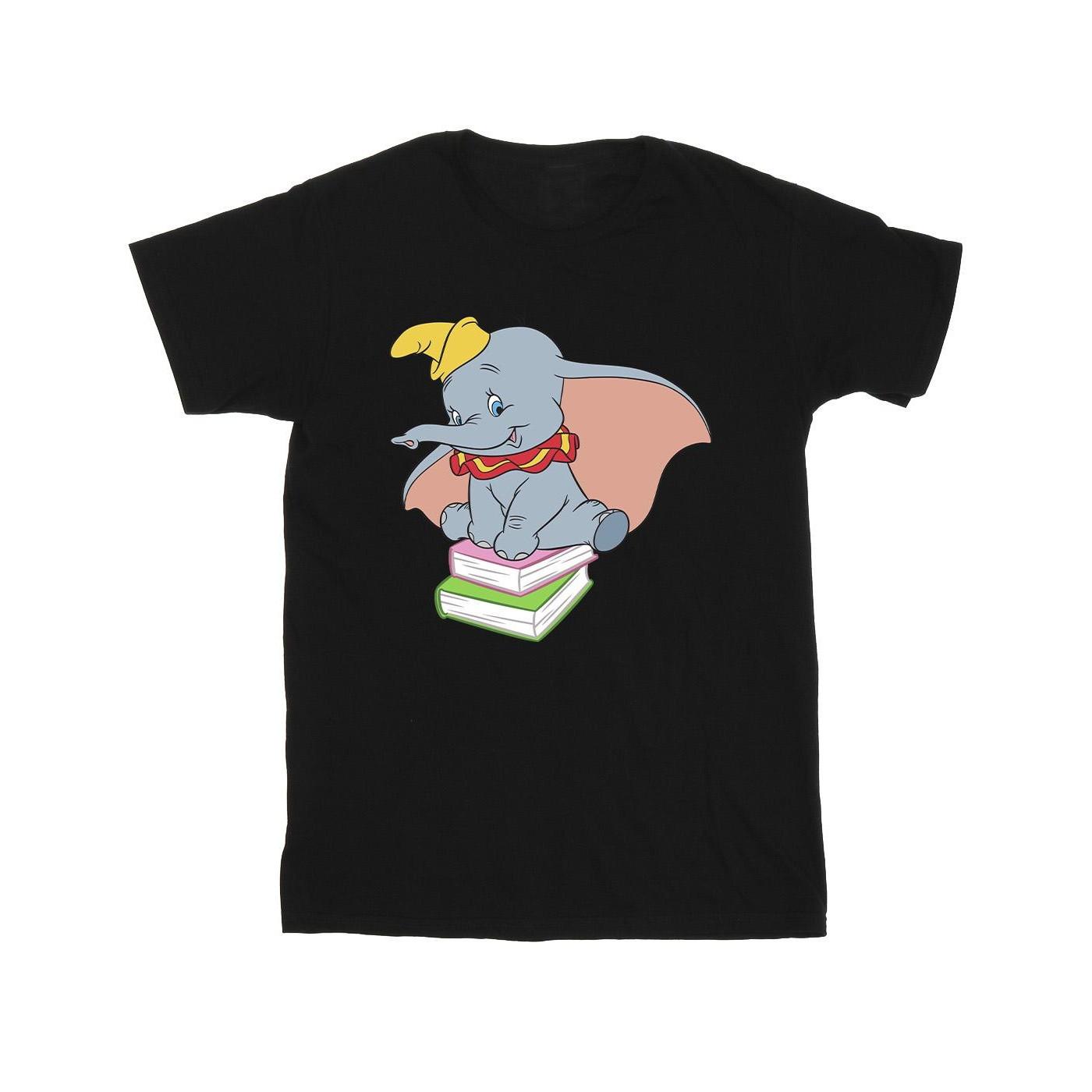 Disney Dumbo Sitting On Books T-Shirt