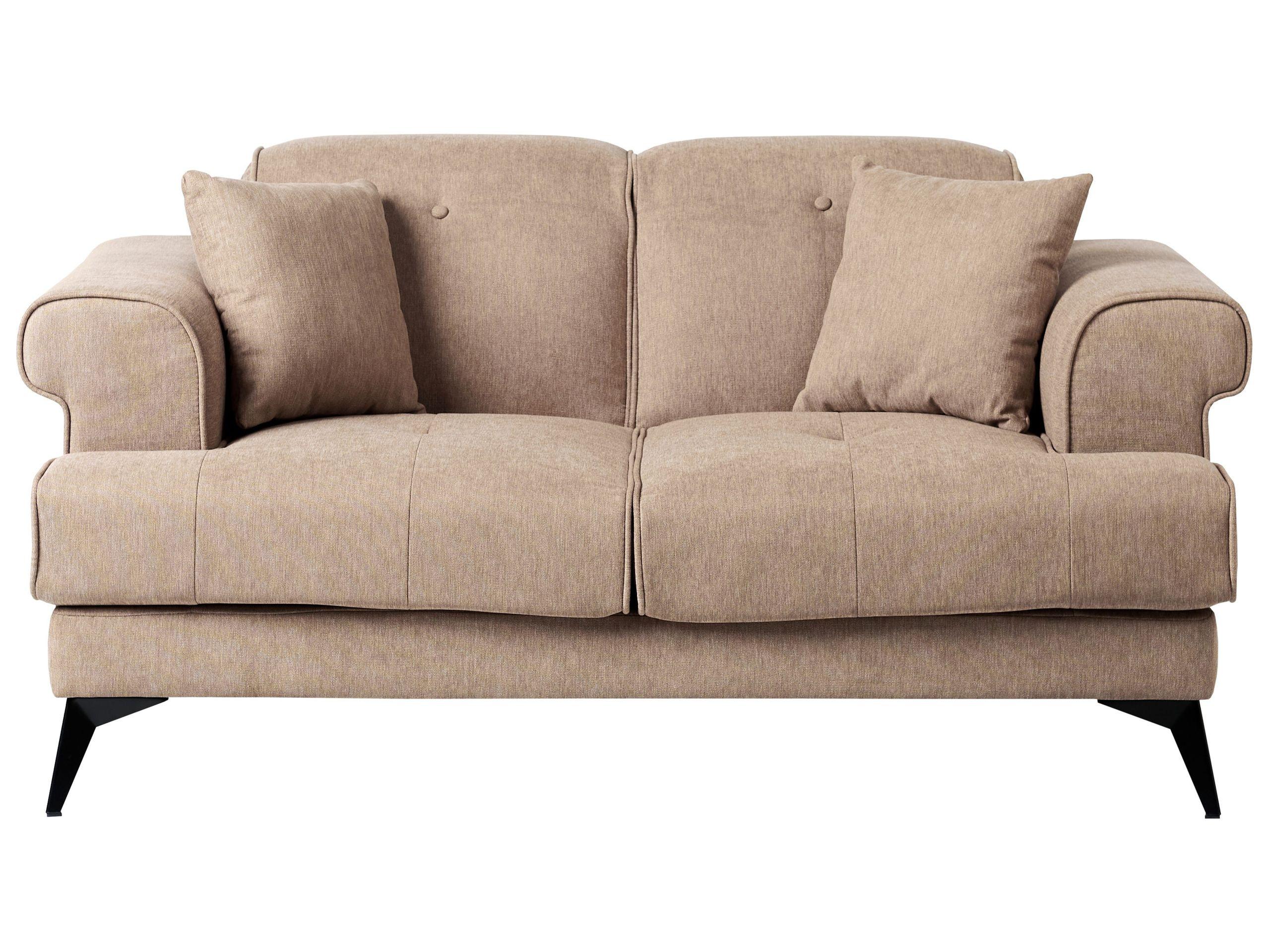 Beliani 2 Sitzer Sofa aus Polyester Minimalistisch SKIVE