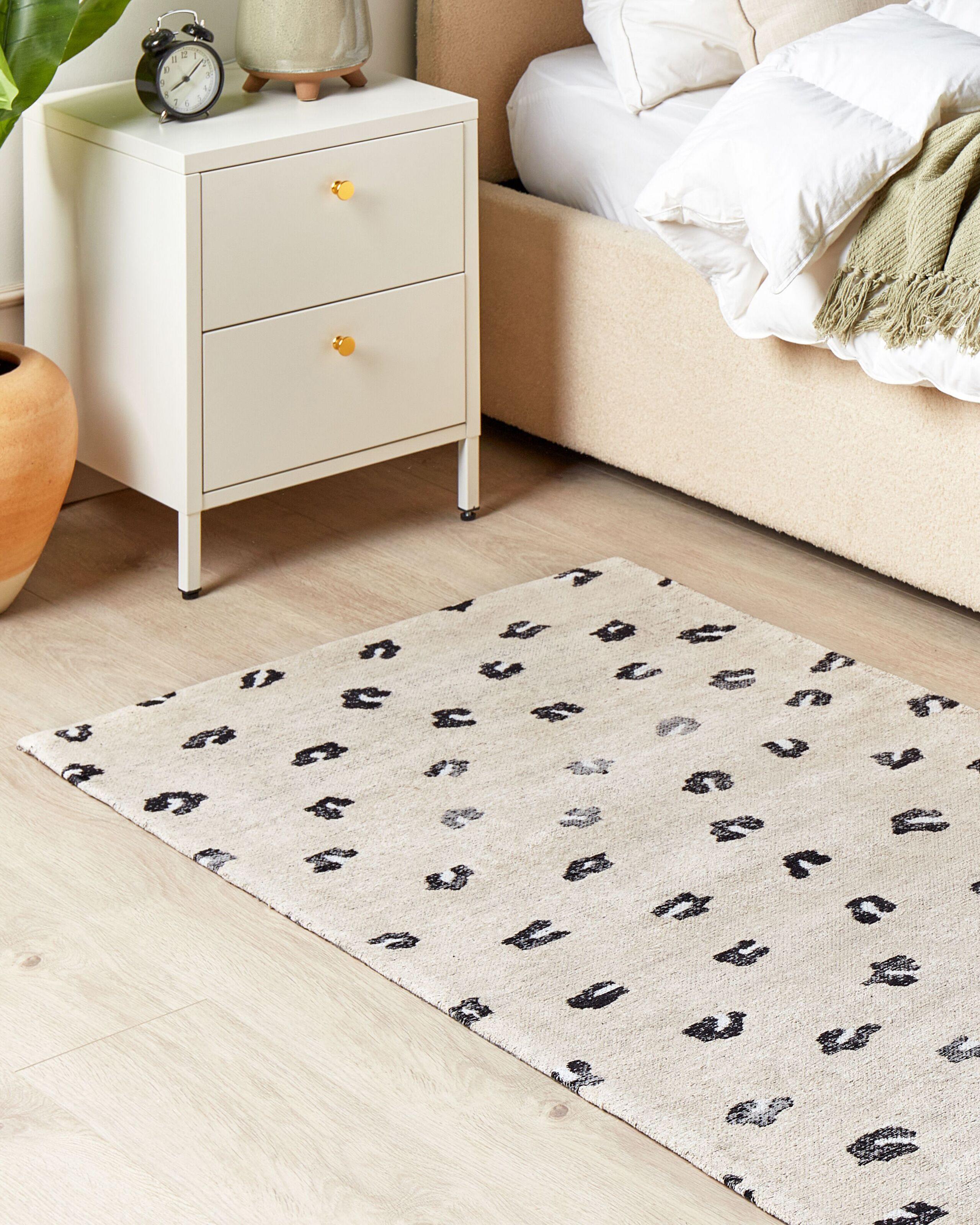 Beliani Teppich aus Baumwolle Boho AFIS