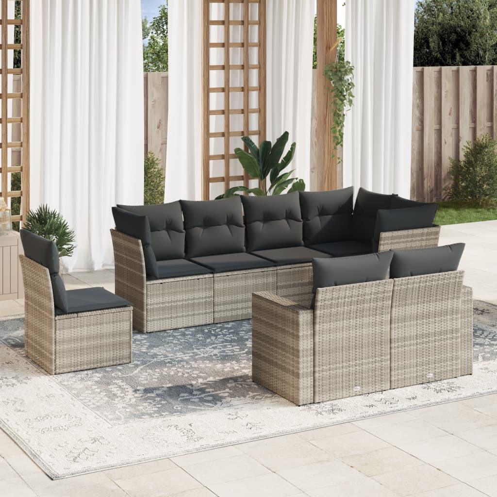 VidaXL Garten sofagarnitur poly-rattan