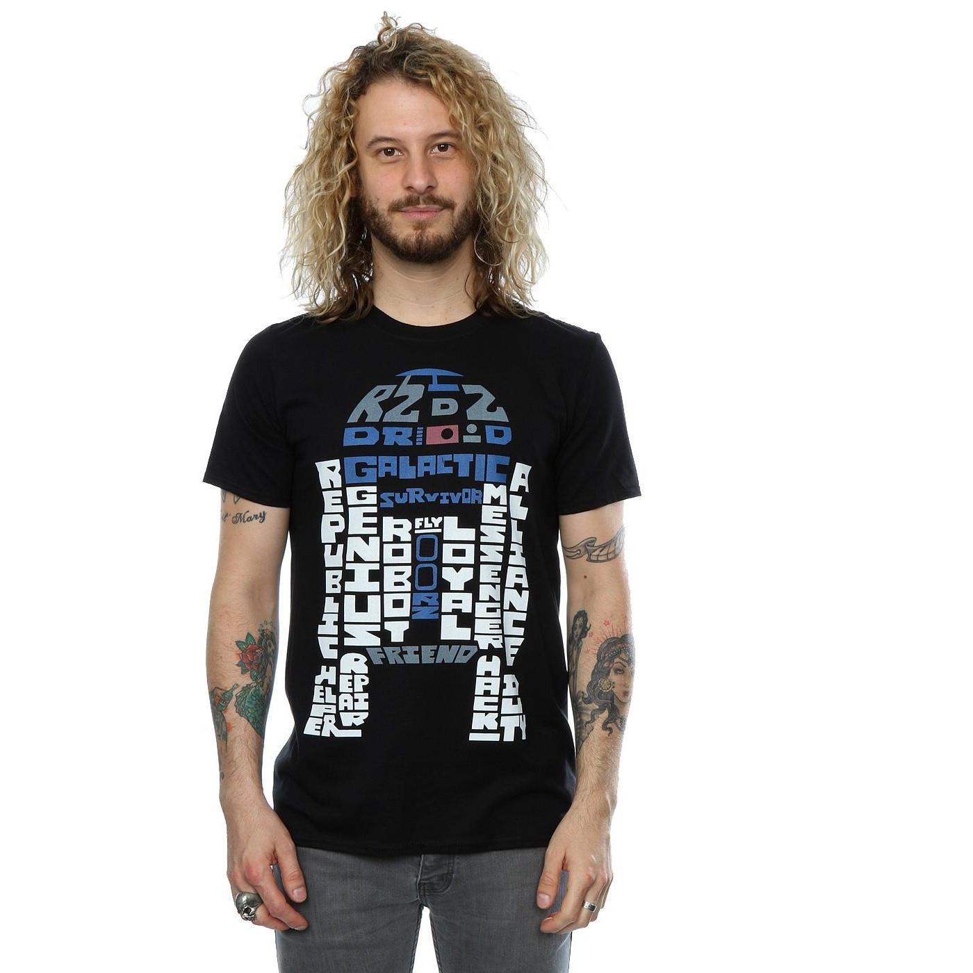 STAR WARS Star Wars R2-D2 Typografisches T-Shirt