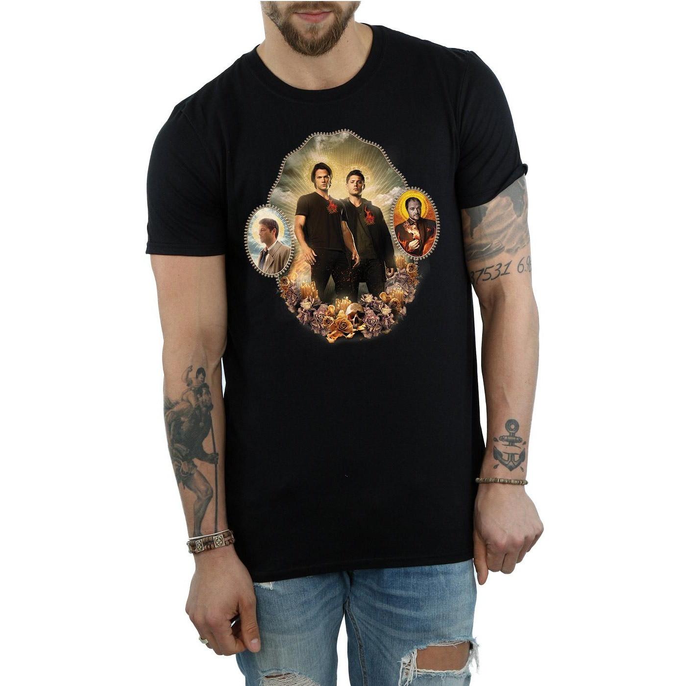 Supernatural Floral Frame T-Shirt