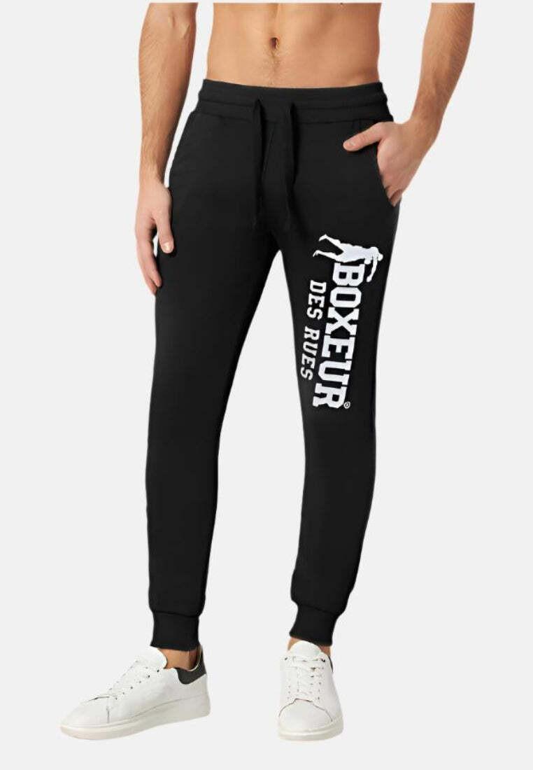 BOXEUR DES RUES Slim Fit Sweatpants With Logo