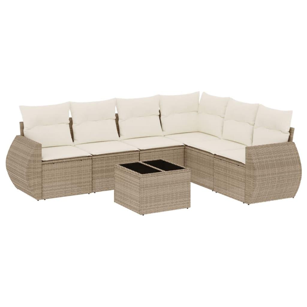 VidaXL Garten sofagarnitur poly-rattan