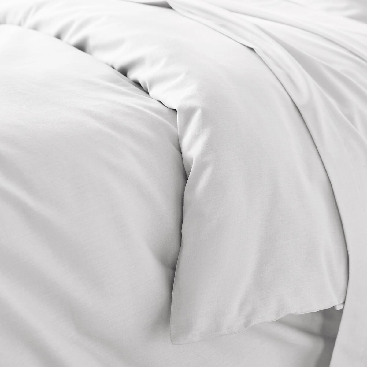 La Redoute Intérieurs Unifarbener Duvetbezug Scenario aus Bio-Baumwolle