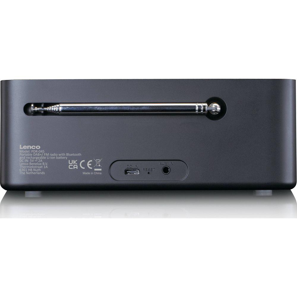 Lenco DAB+ Radio PDR-045BK ,