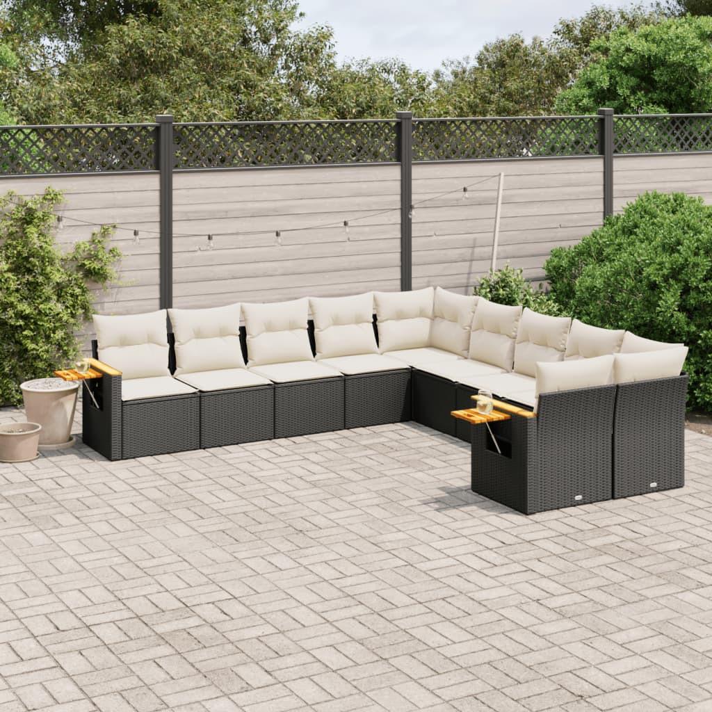 VidaXL Garten sofagarnitur poly-rattan