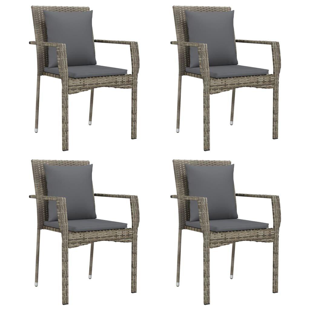 VidaXL Garten essgruppe poly-rattan