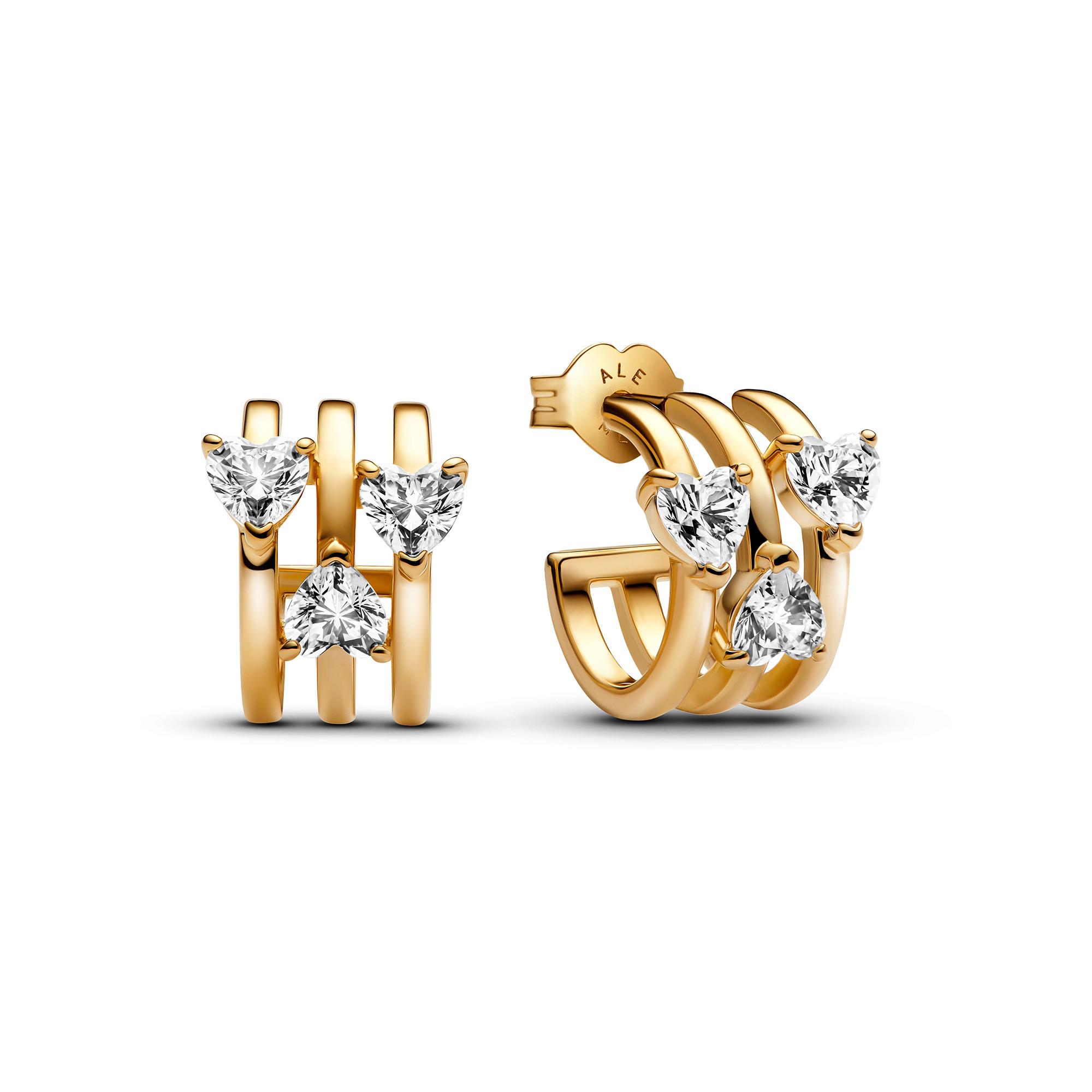 PANDORA Classic Stone Creolen