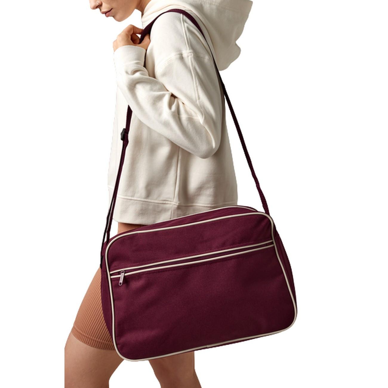 Bagbase Retro Schultertasche mit verstellbarem Riemen, 18 Liter (2 StückPackung)