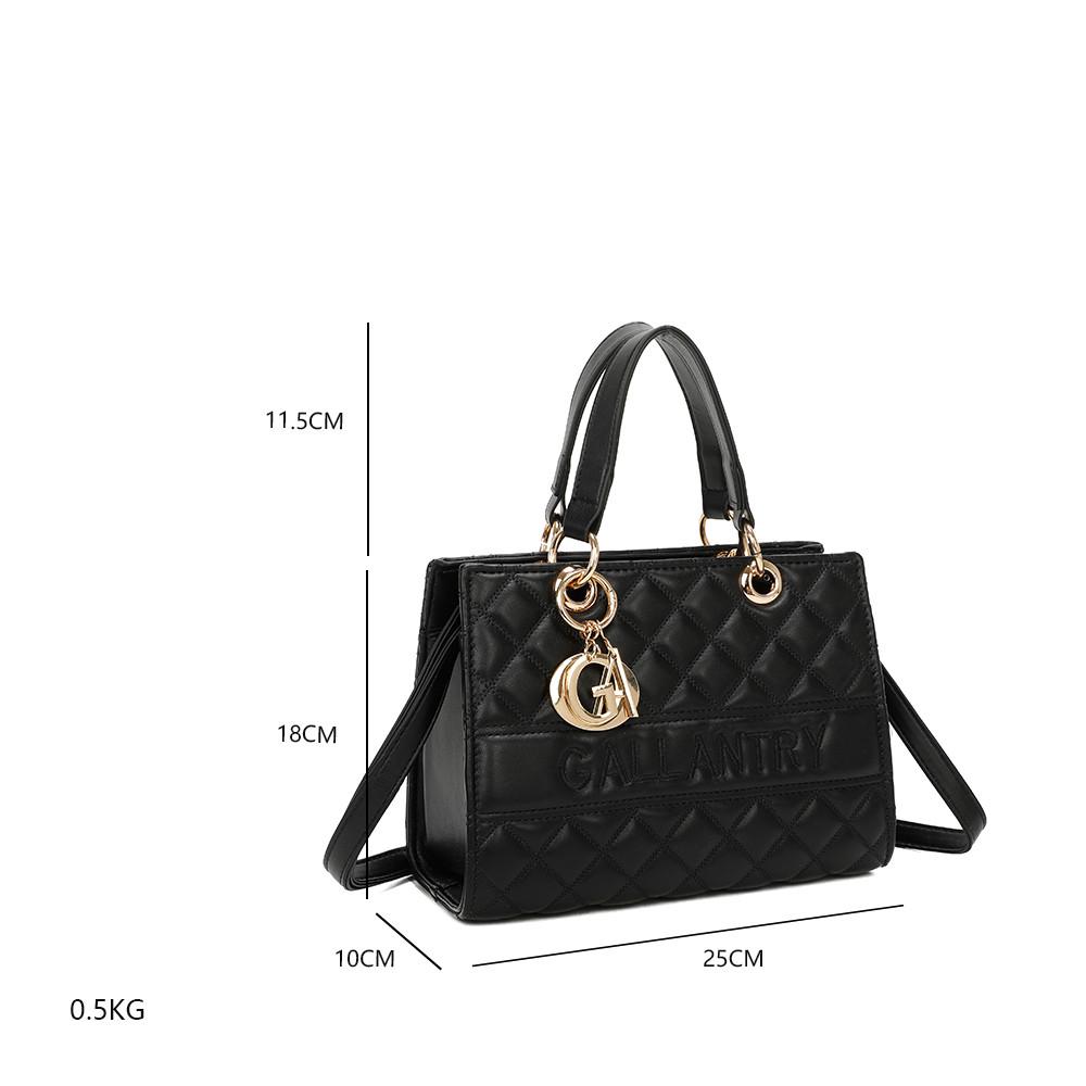 Gallantry La Matelassé Shiny Kunstleder Handtasche