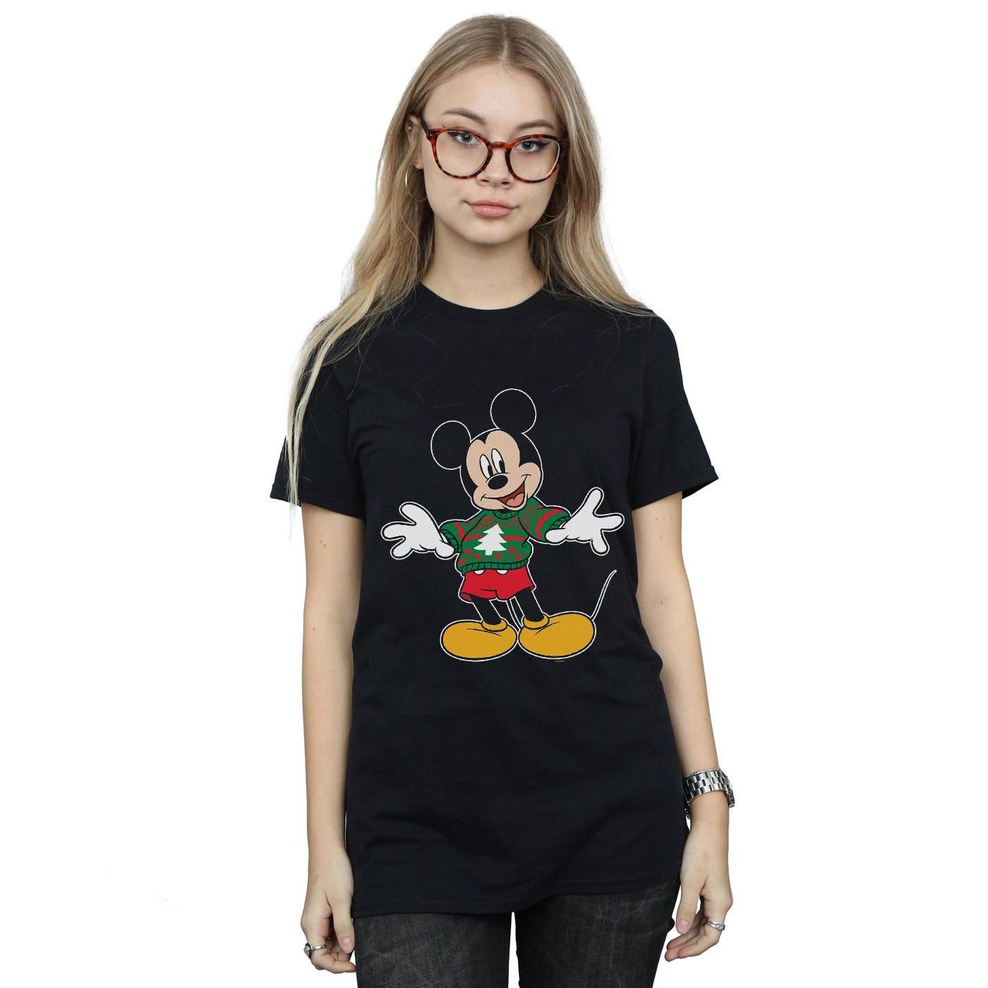 Disney Mickey Mouse Christmas Jumper T-Shirt