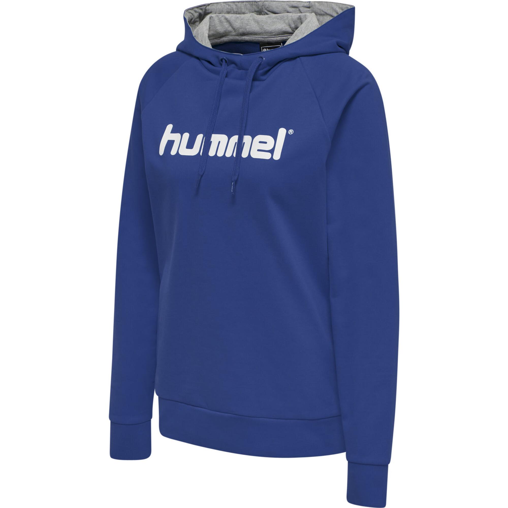Hummel hoodie damen cotton logo