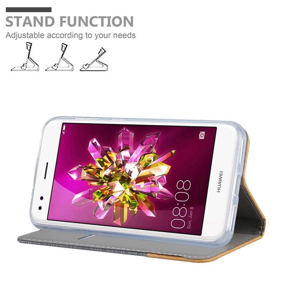 Cadorabo Hülle für Huawei Enjoy 7 Magnetverschluss, Kartenfach