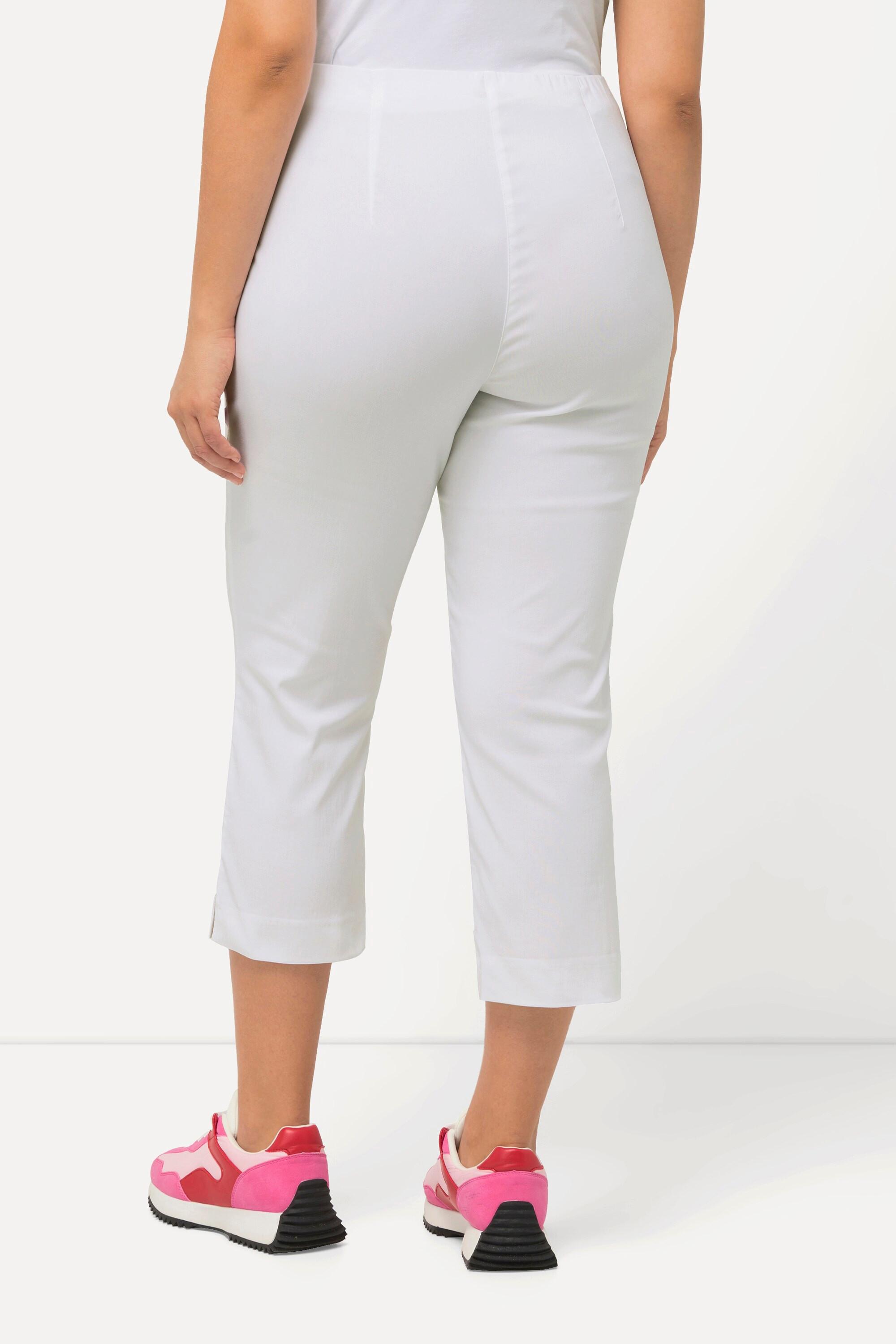 Ulla Popken Bengalinhose wadenlang mit Elastikbund