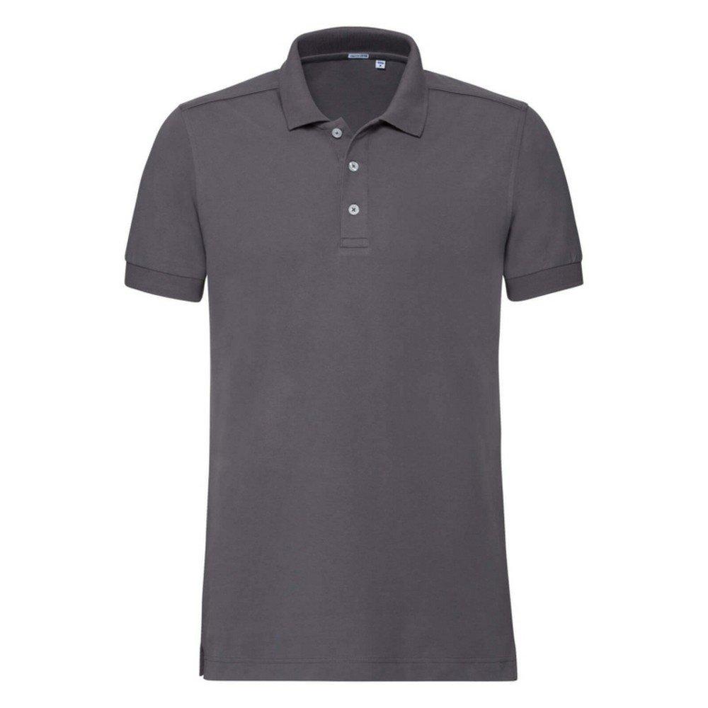 Russell Stretch Kurzarm PoloShirt
