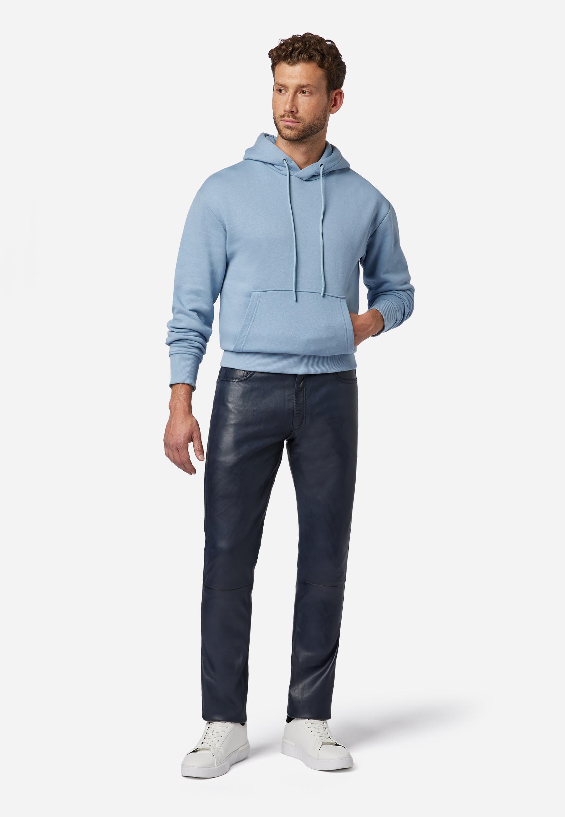 RICANO Slim Fit 5-Pocket Lamm Lederhose