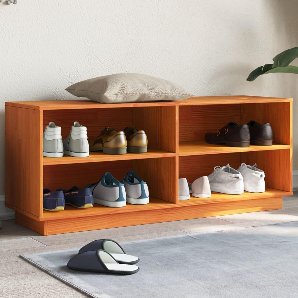 VidaXL Schuhschrank kiefernholz