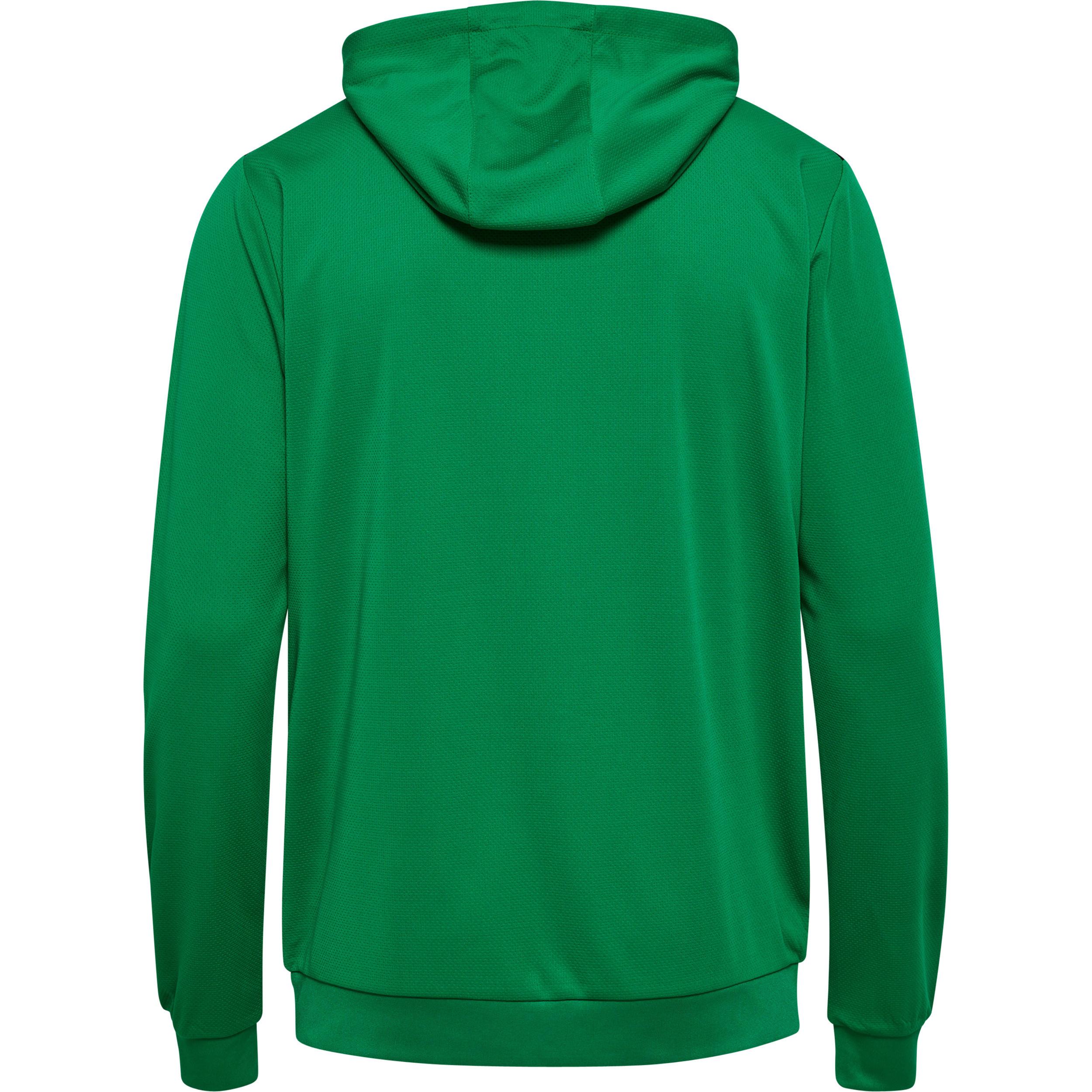 Hummel sweatjacke mit kapuze und reißverschluss aus polyester authentic