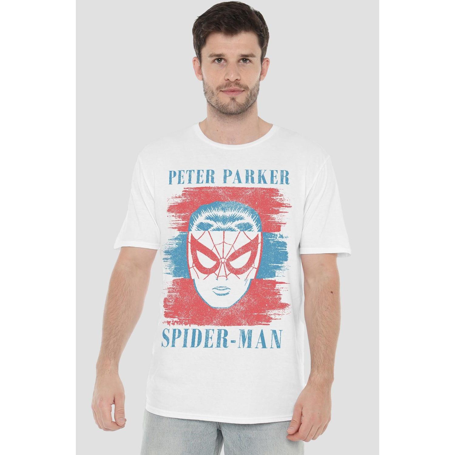Spider-Man Peter Parker Print T-Shirt