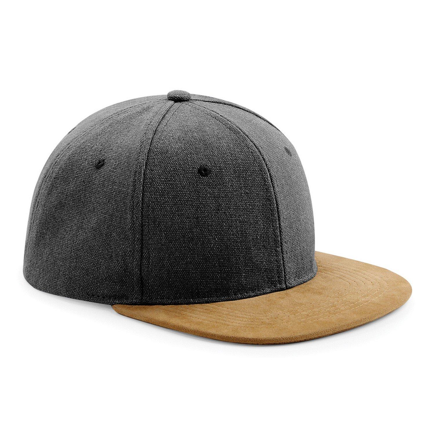 Beechfield Kunst Wildleder Schirm Snapback Kappe